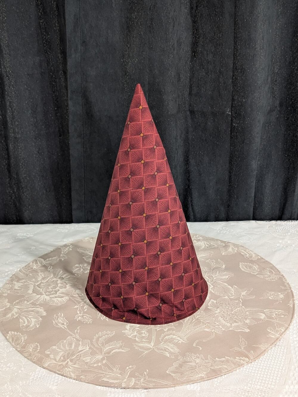 Handmade Fall Floral Whimsy Floppy Witch Hat - 15